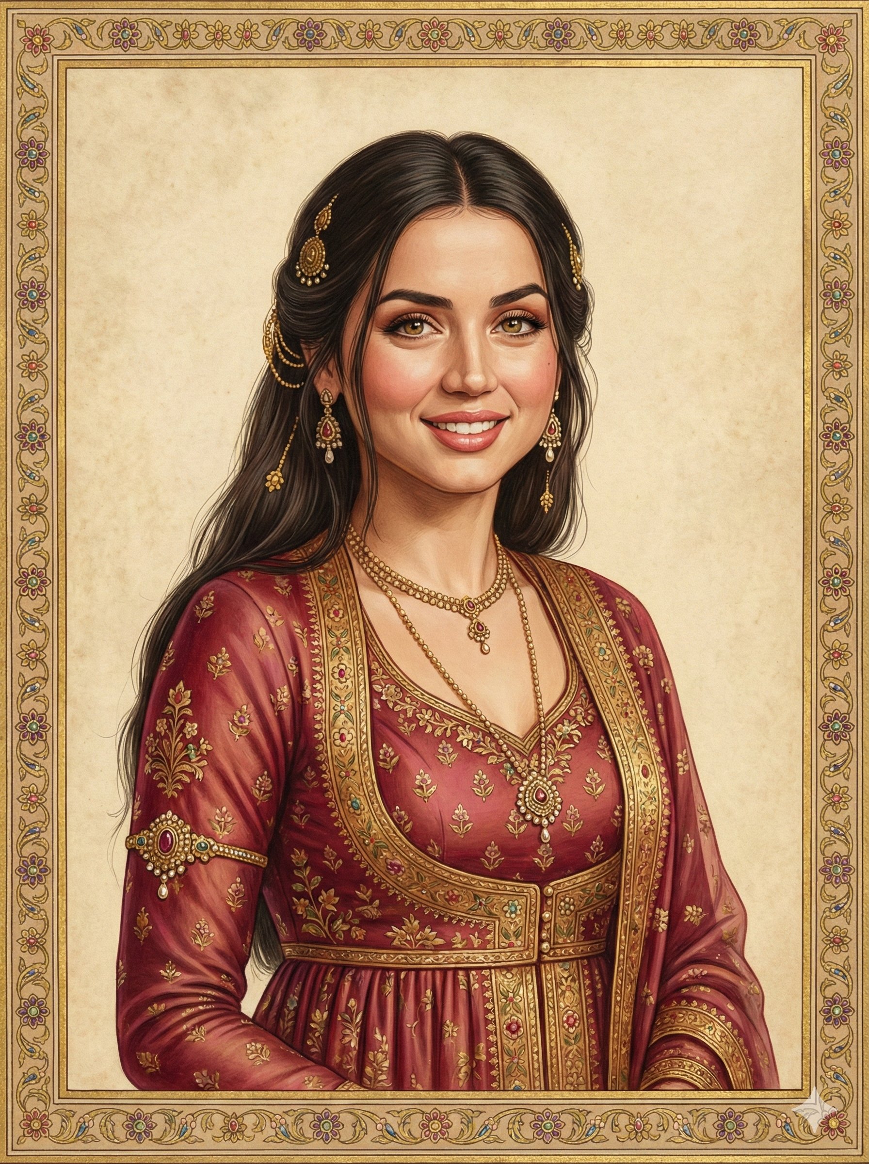 Gemini Nano Banana Pro - 经典印度微型画