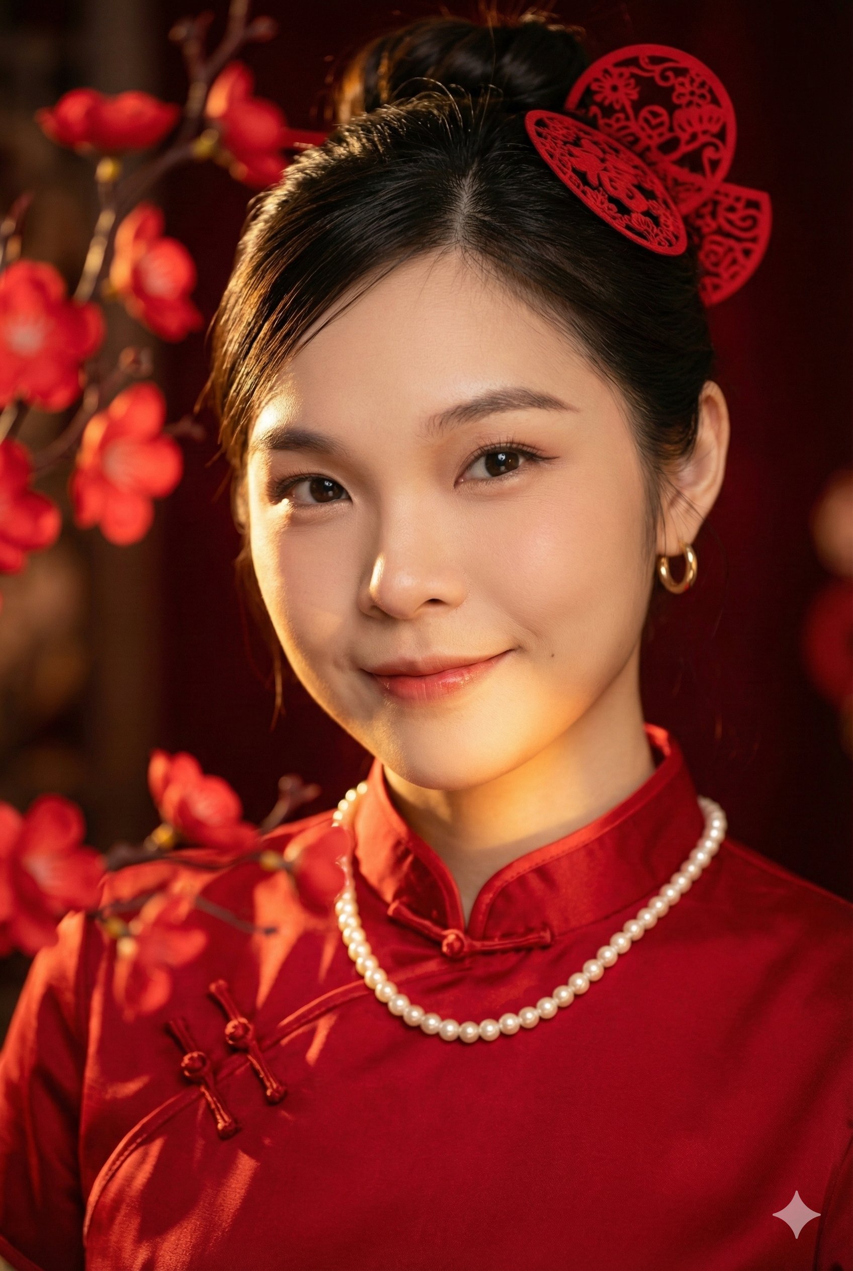 女朋友特写肖像