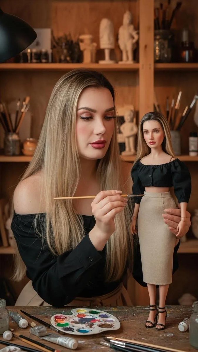 创意艺术工作室成人女性肖像