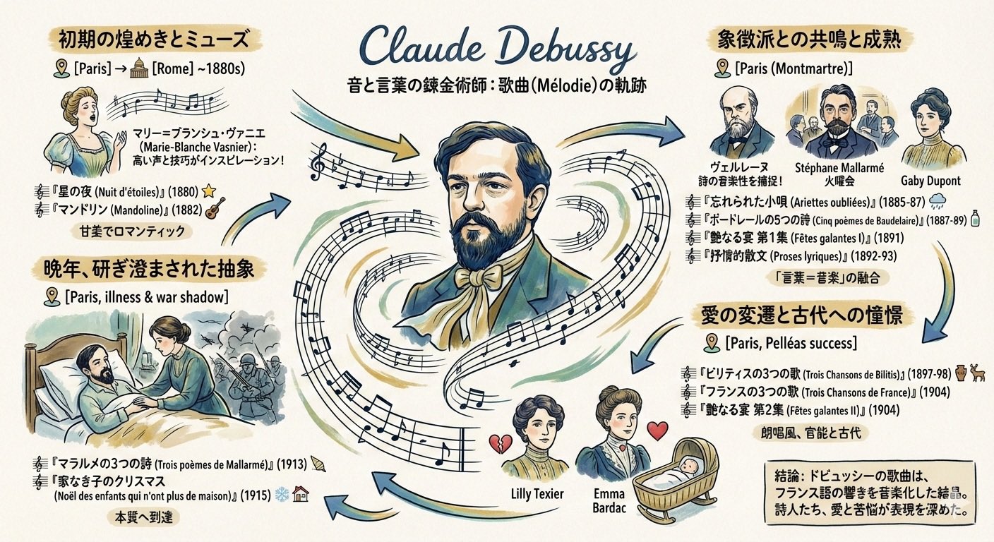 ドビュッシー歌曲集出版記念コンサート