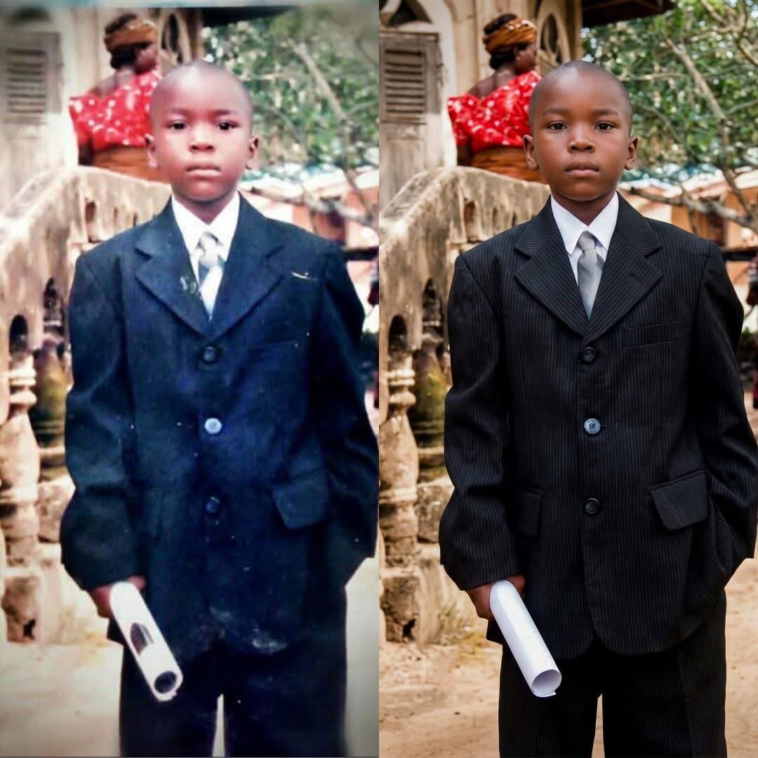 儿童照片数字化重制