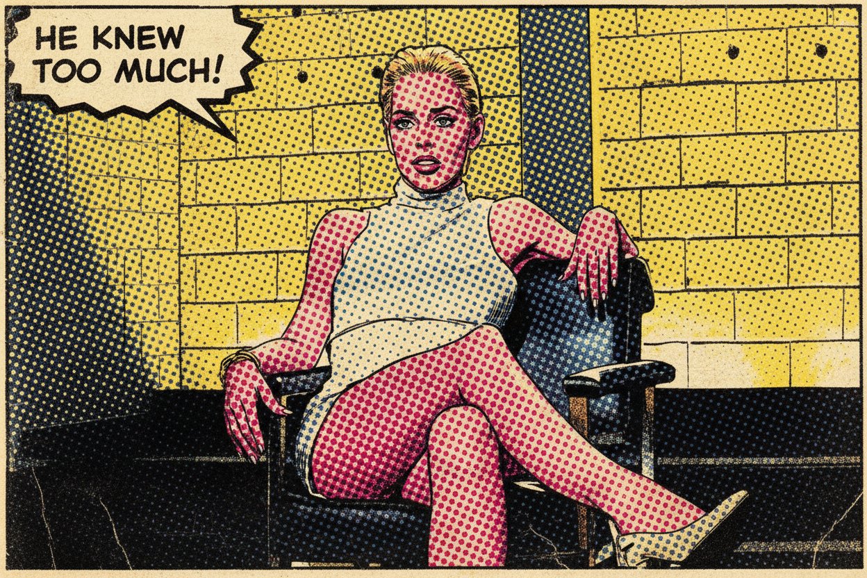 彩色波普艺术插画，主题图像，1960年代浪漫漫画单格