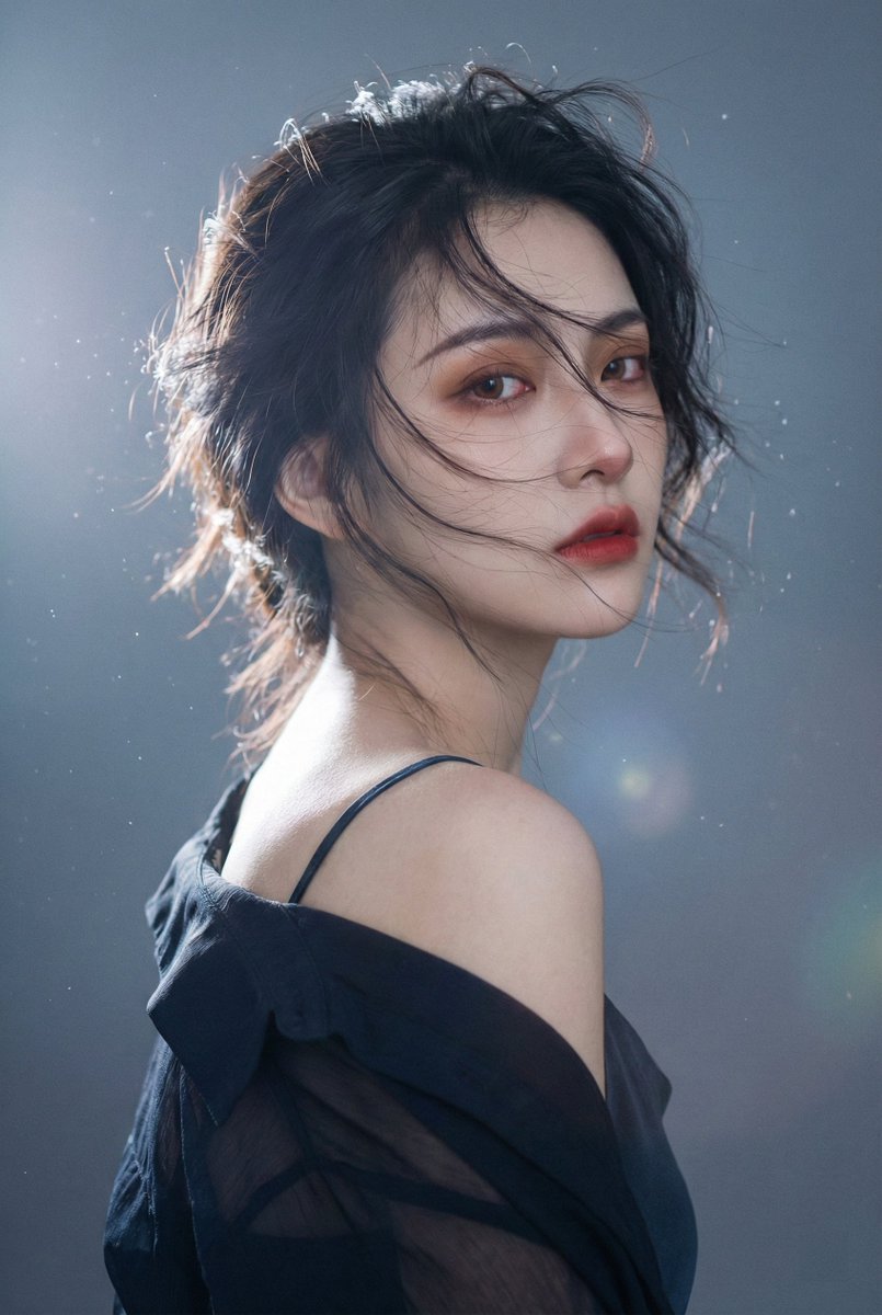 年轻女性梦幻肖像