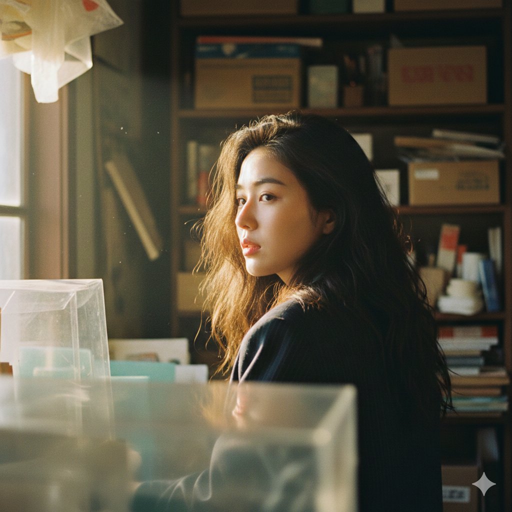 东方面孔年轻女性画像