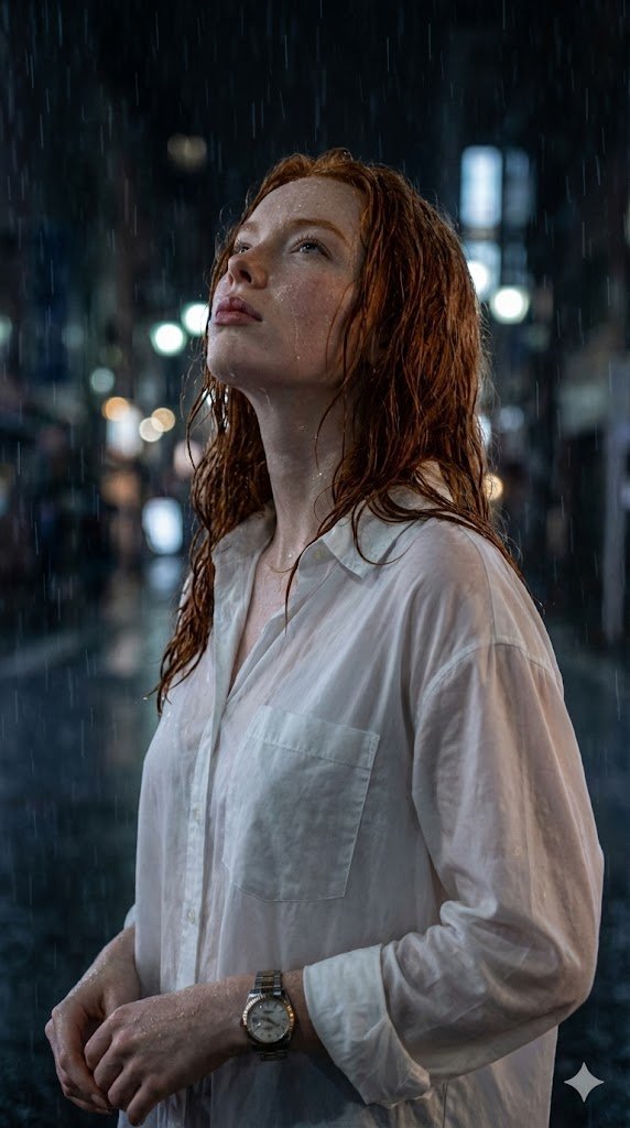 雨中的情感体验