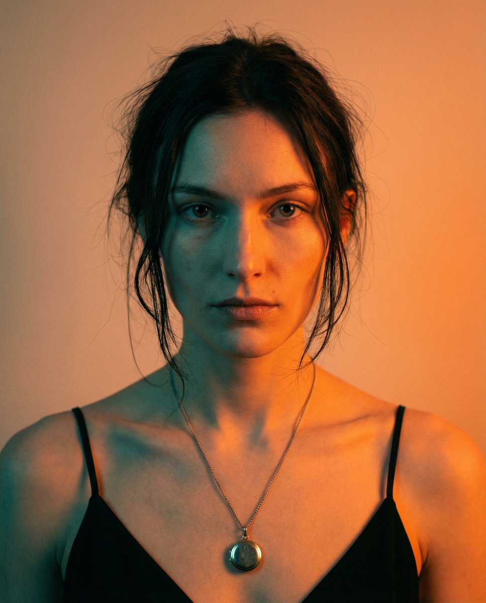 光影塑造的面容