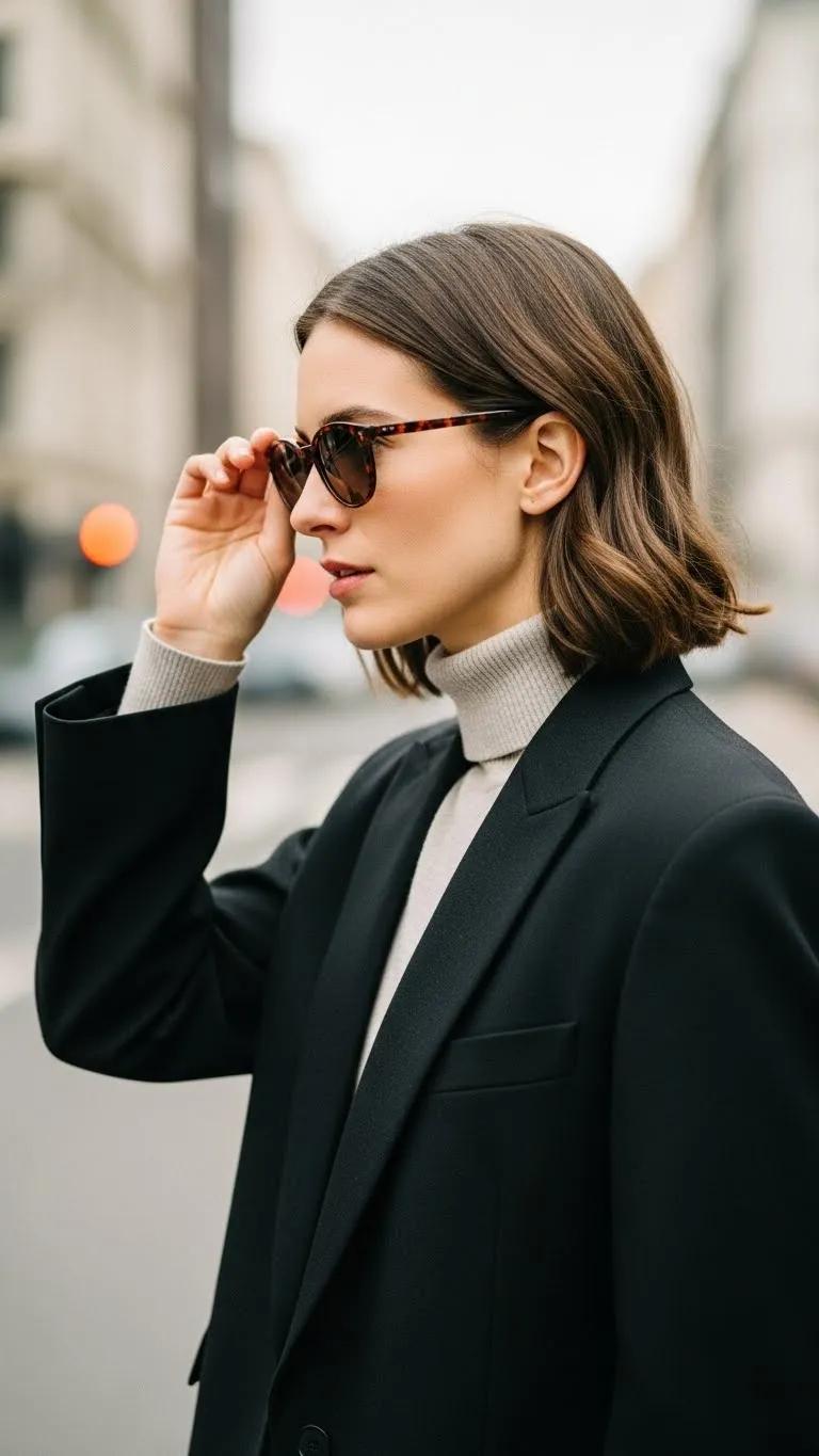 时尚都市女性肖像