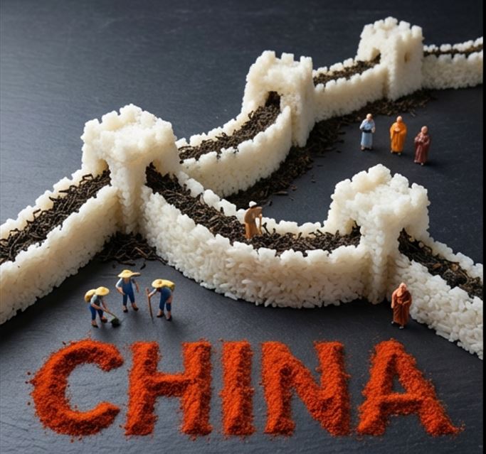 中国长城食品艺术场景