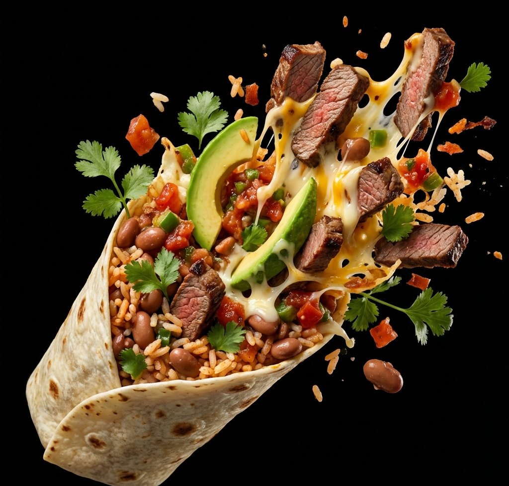 食品产品动态拍摄广告风格海报