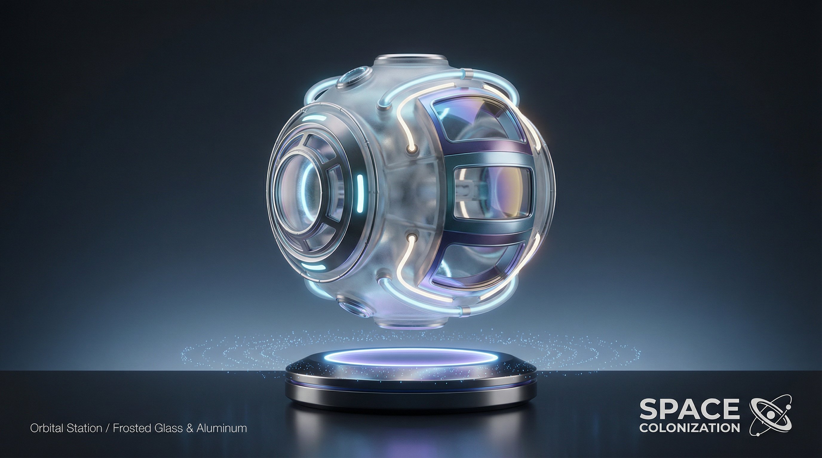 未来主义美学风格科幻静物摄影