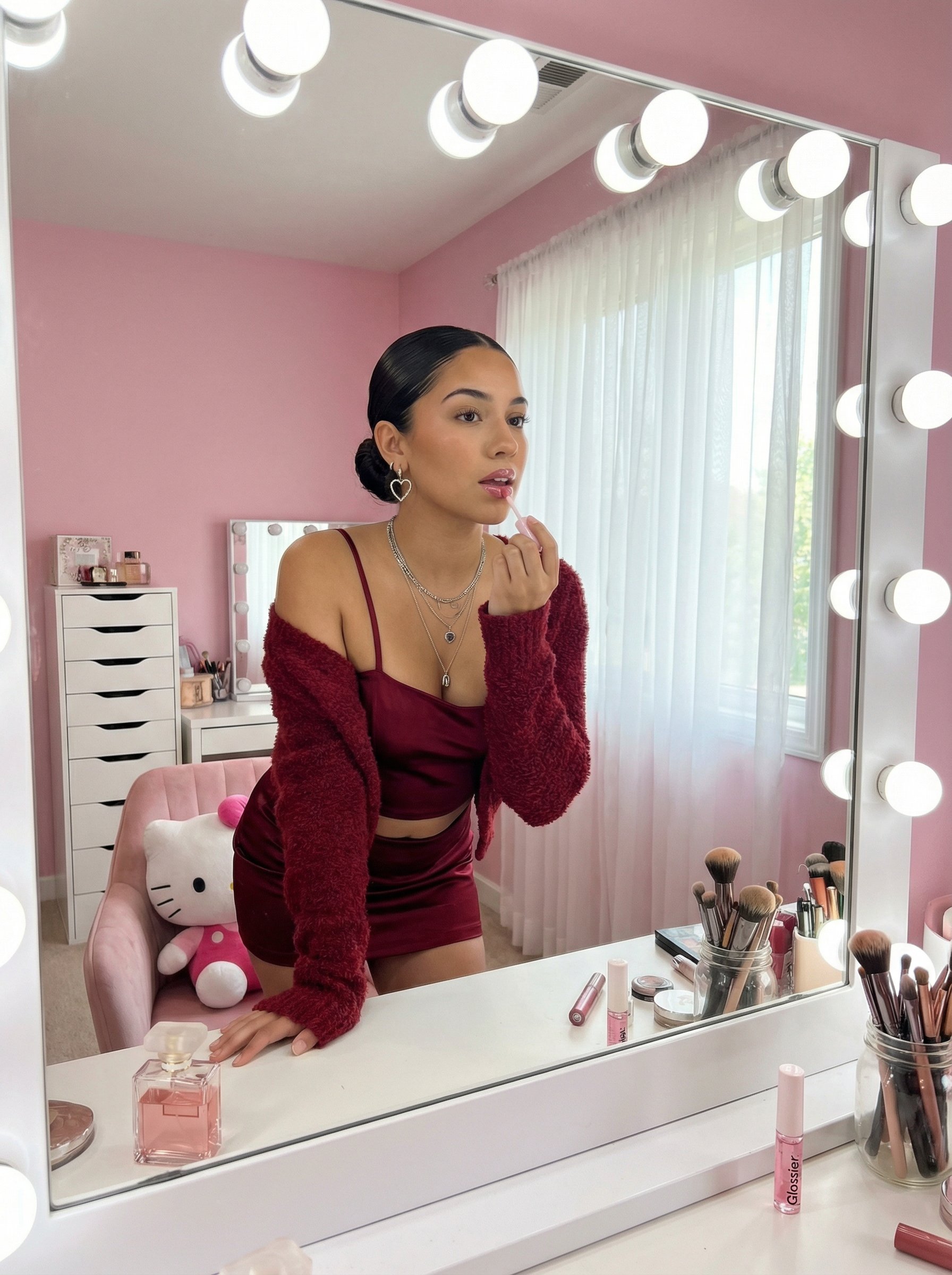 Gemini 3.0 Nano Banana Pro - 年轻女性化妆