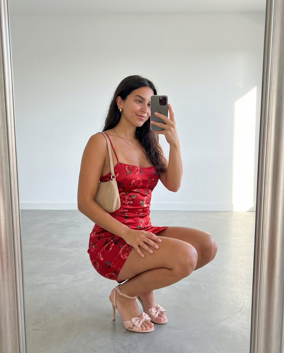 Gemini Nano Banana Pro - 现代简约室内自拍