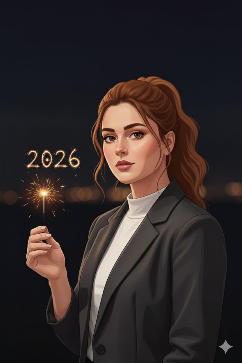 Gemini Nano Banana Pro 新年 2026 肖像