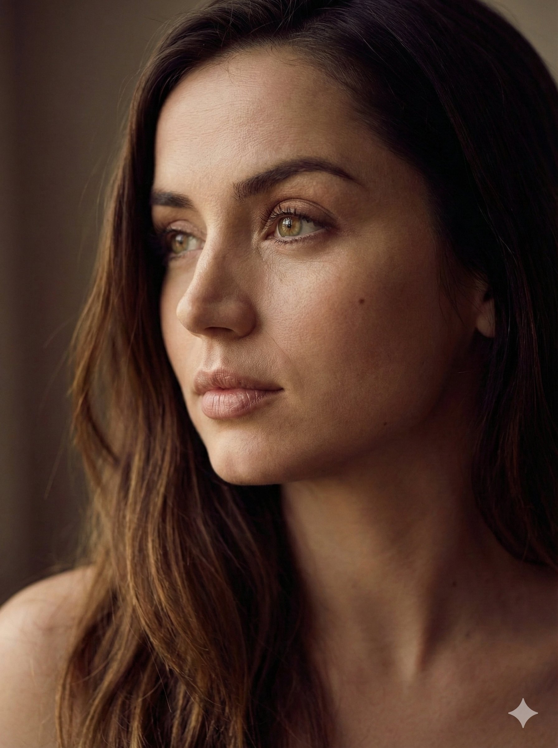 Gemini Nano Banana Pro 侧颜肖像