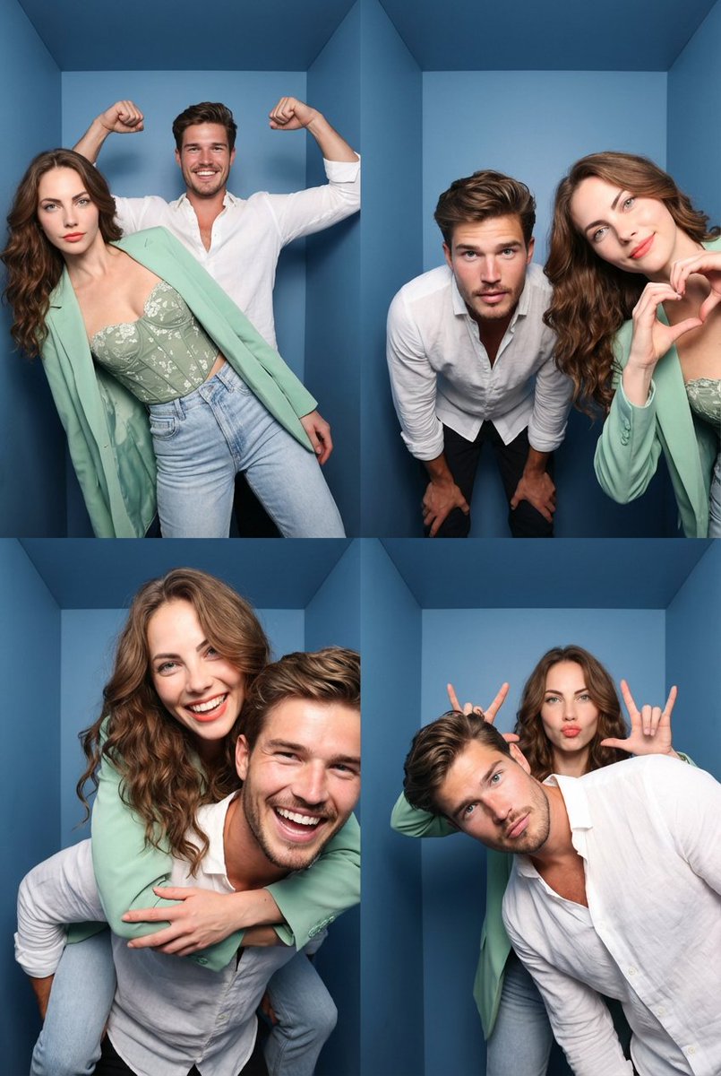 iPhone Style Photo Booth Collage