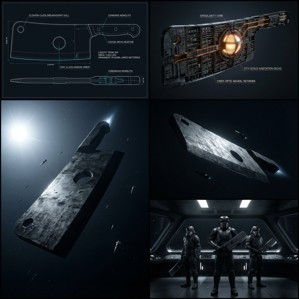 厨房用具变战舰