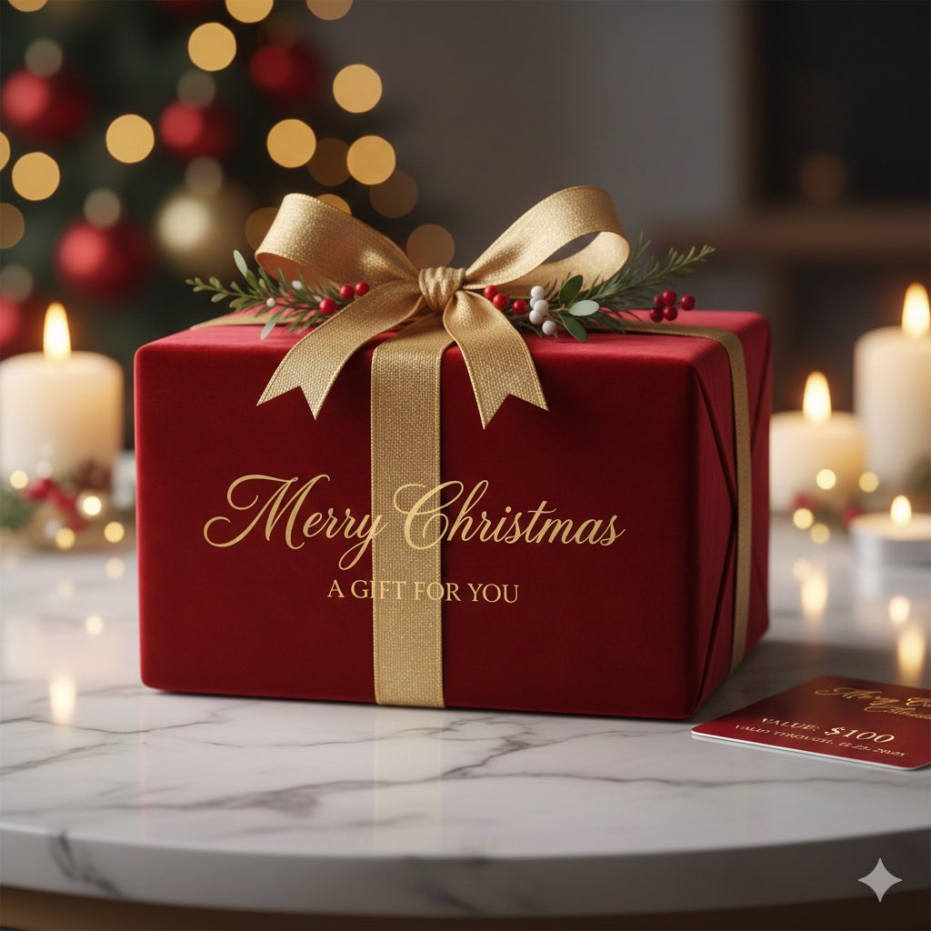 高端圣诞礼物卡设计