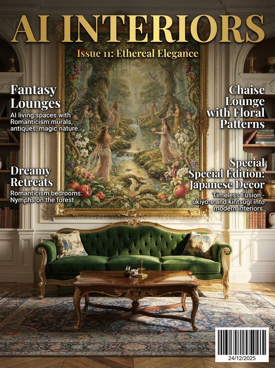 杂志封面与室内设计灵感