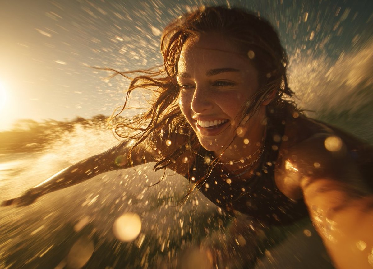 自由飞翔的瞬间，捕捉金色的自由之光