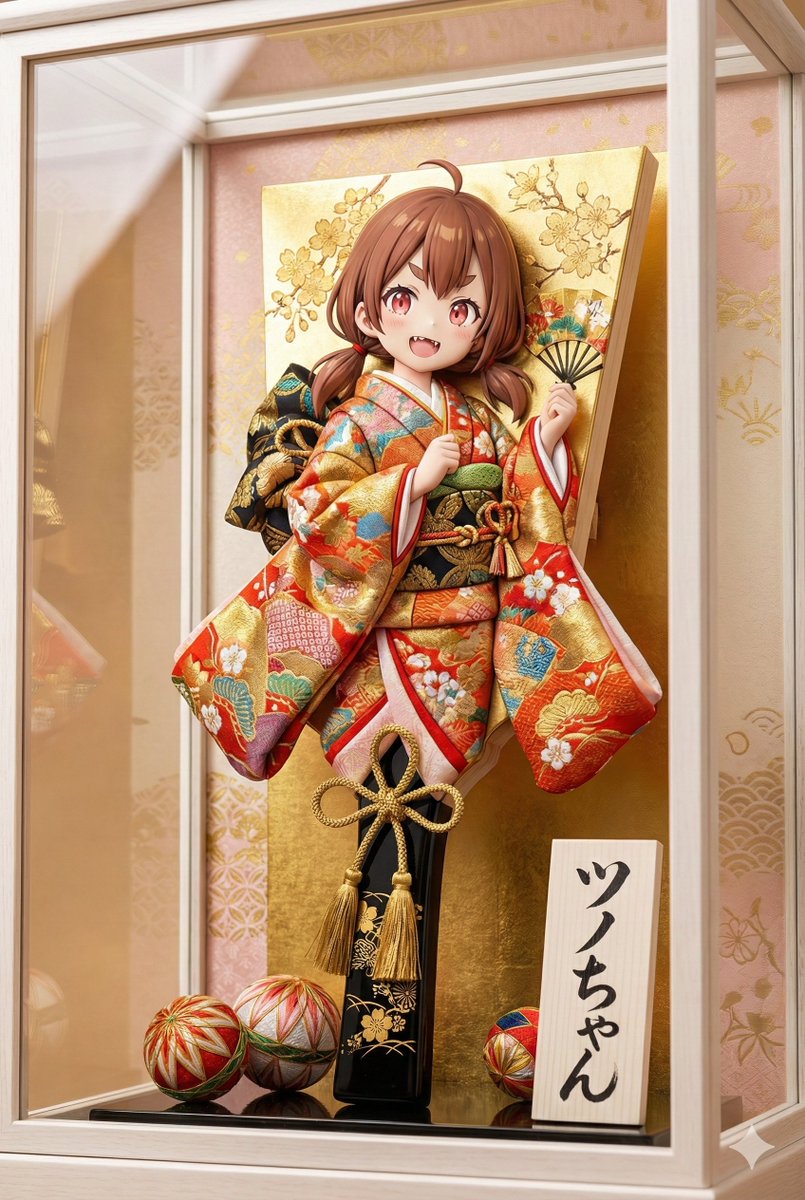 Nano Banana Pro立体羽子板