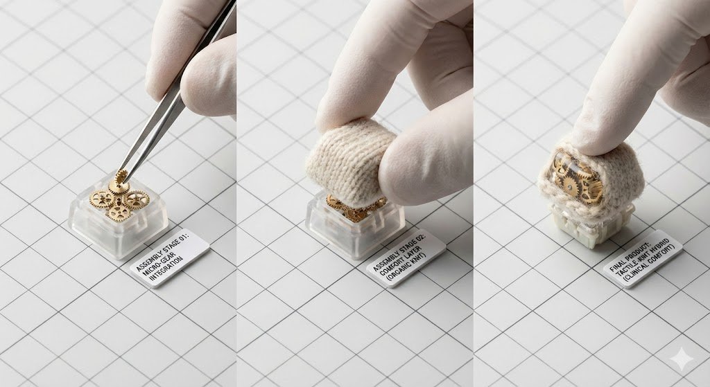 Nano Banana Pro 机械键盘键帽摄影