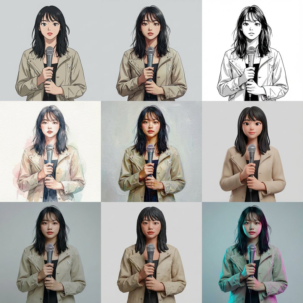 Nano Banana Pro 多风格图像生成