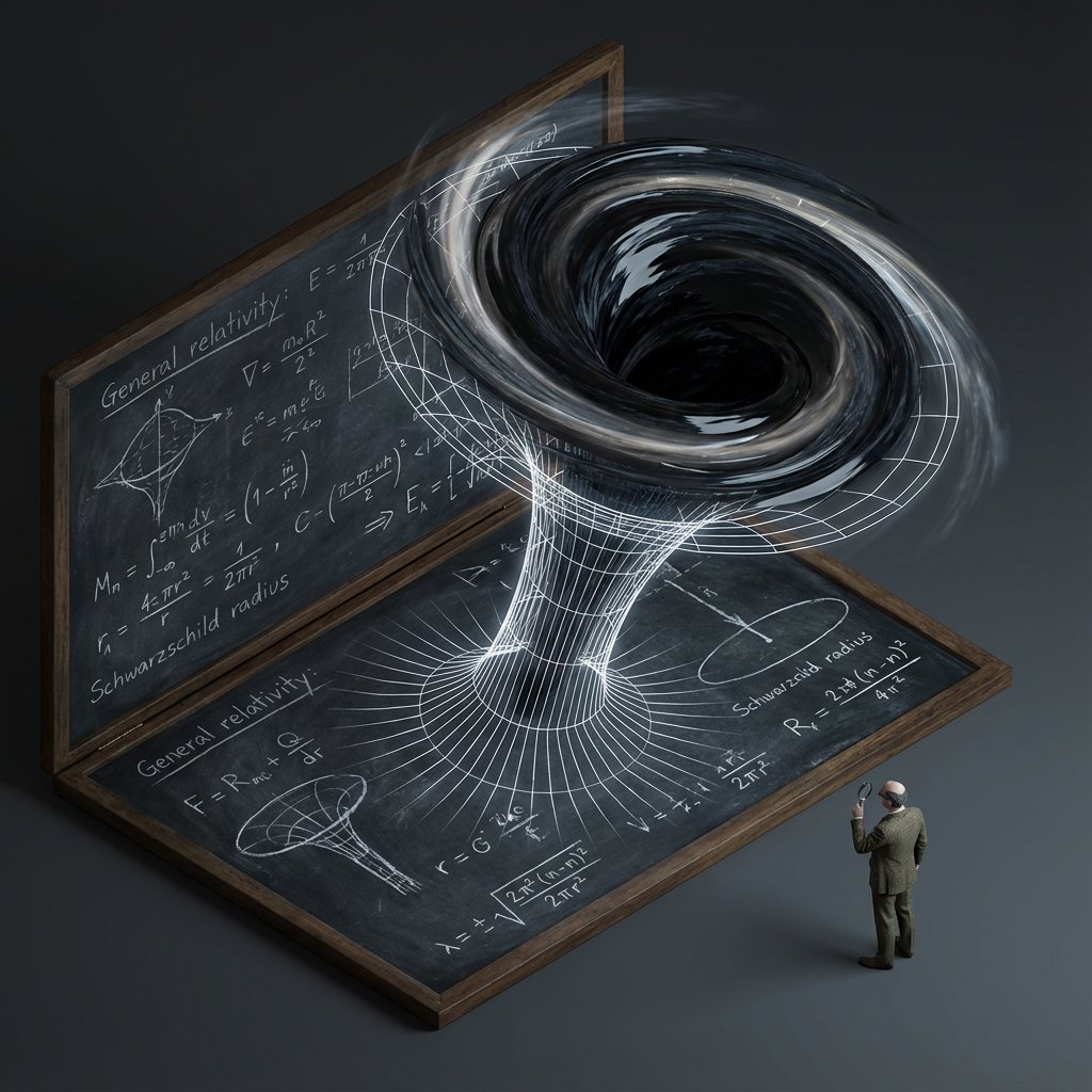 将黑洞理论生动呈现的Nano Banana Pro提示