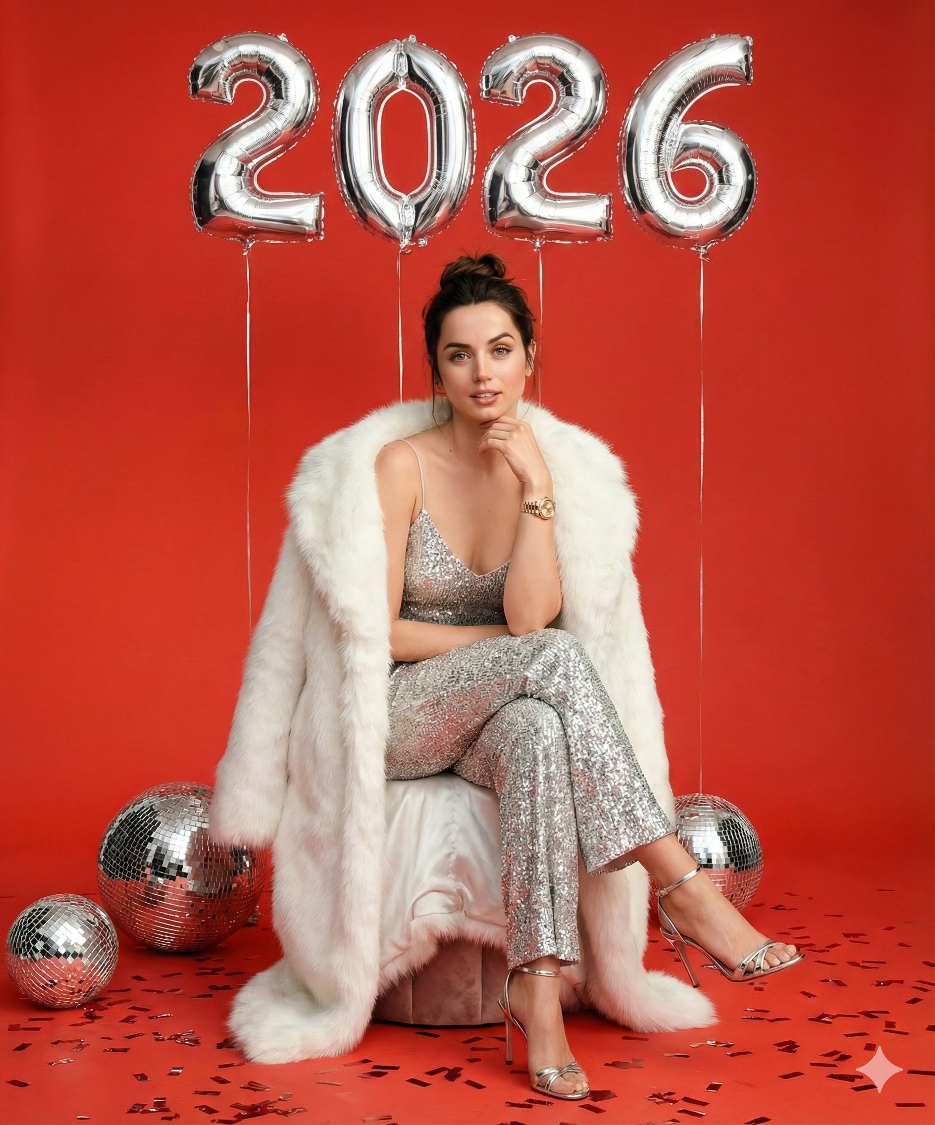 新年氛围美少女