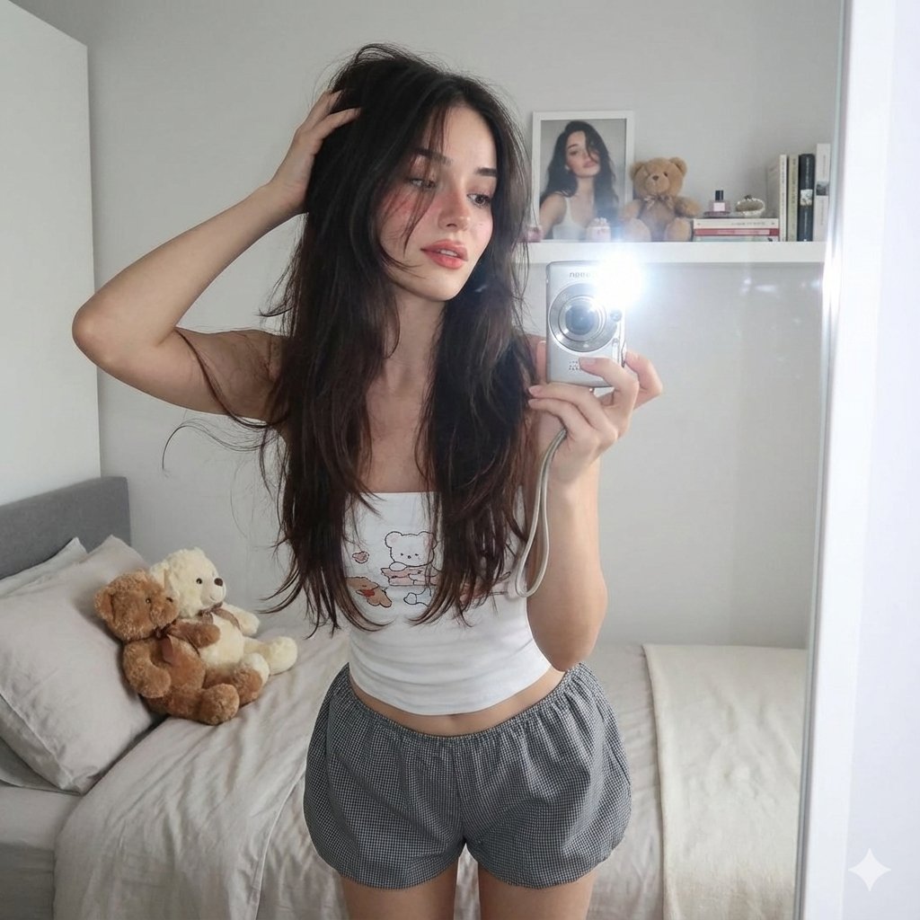 Gemini nano banana pro - 夜间自拍摄影