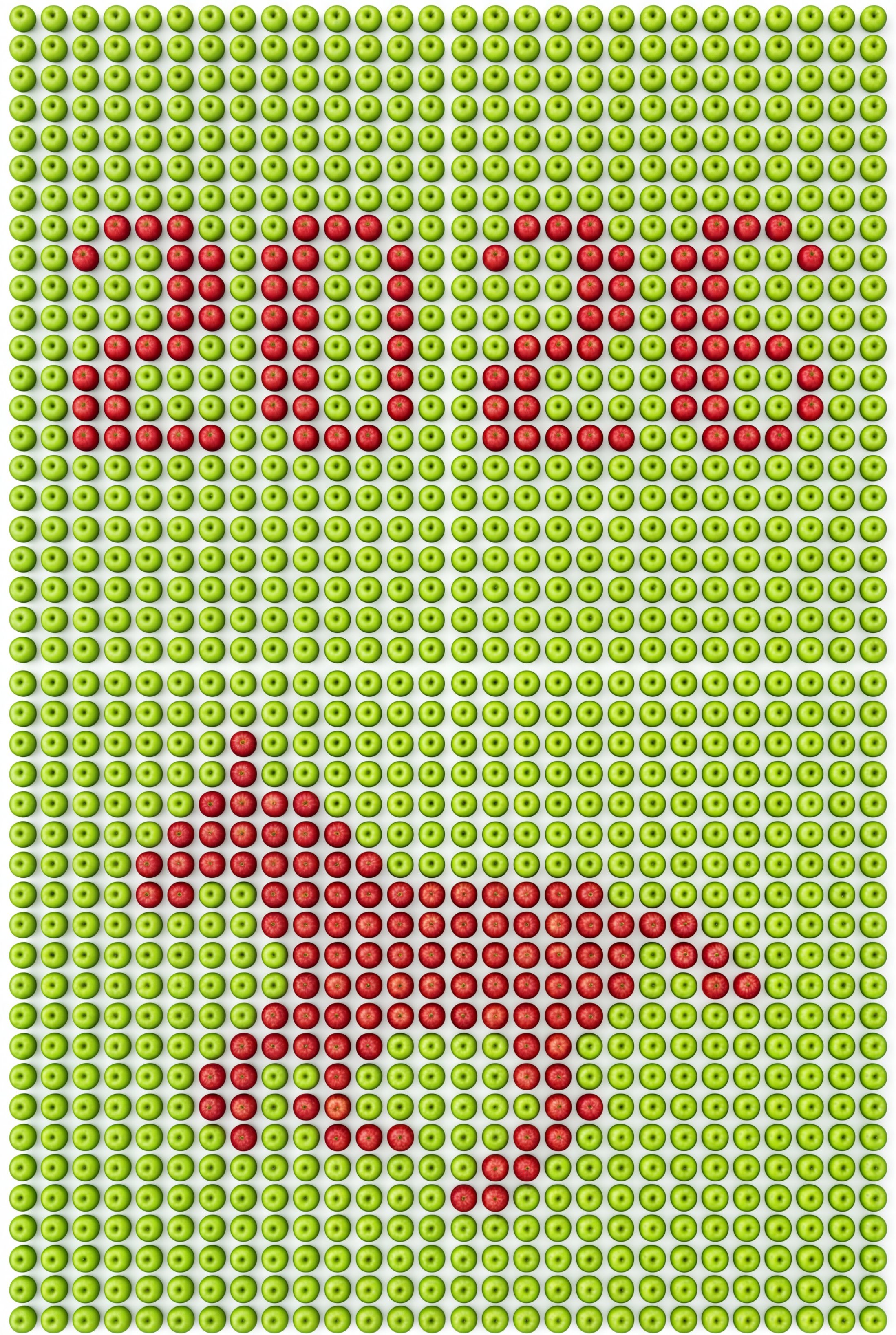 像素艺术柠檬与马图案