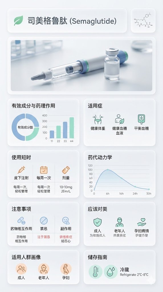 司美格鲁肽科普信息图