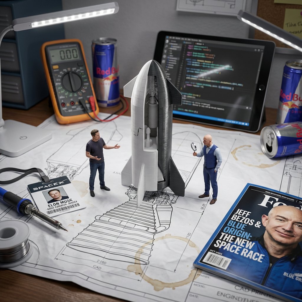 科学战争2.1版：纳米香蕉专业版中的埃隆&middot;马斯克及其竞争对手