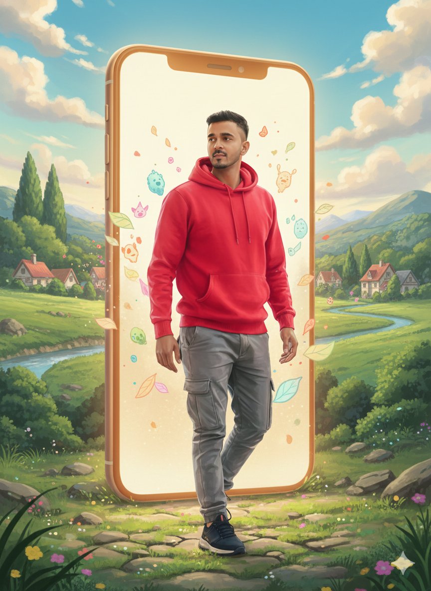 吉美尼纳米香蕉Pro插画