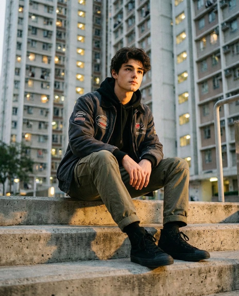 都市住宅区香蕉男