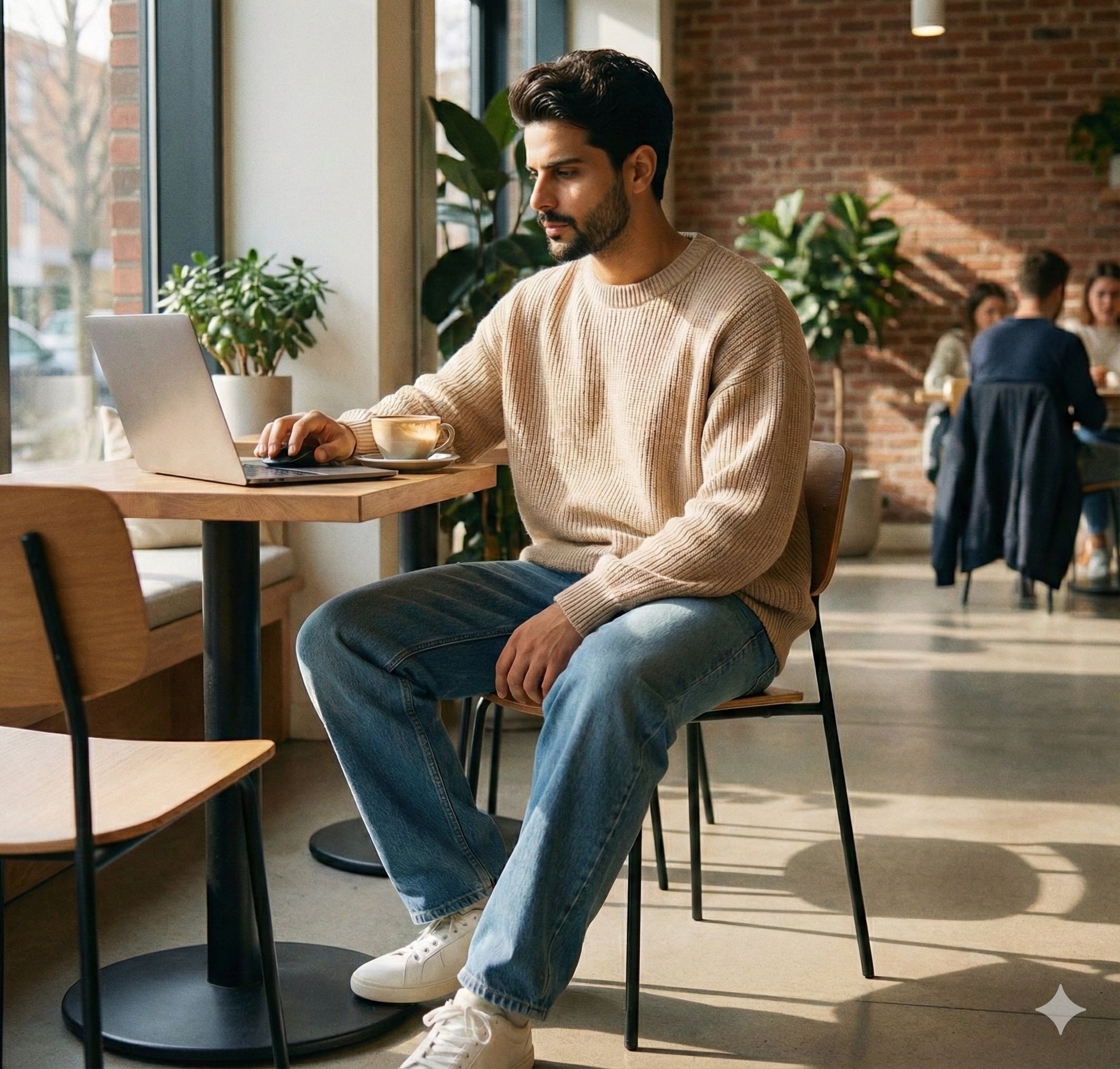 时尚简约街头风生活方式人像