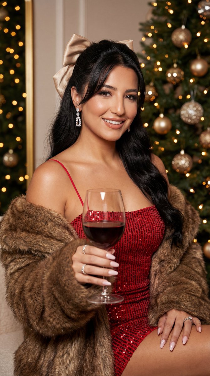 新年派对时尚女性