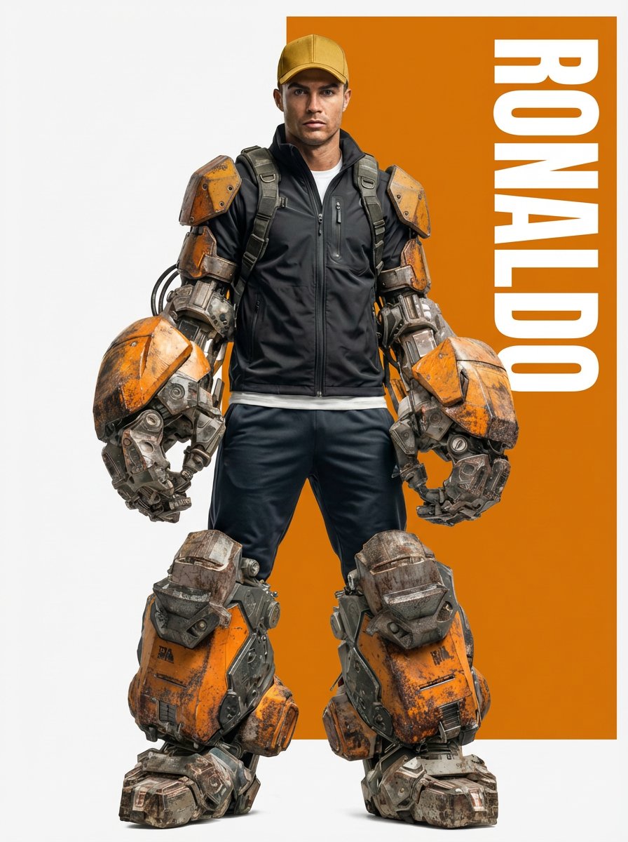 Ronaldo 超现实主义电影肖像