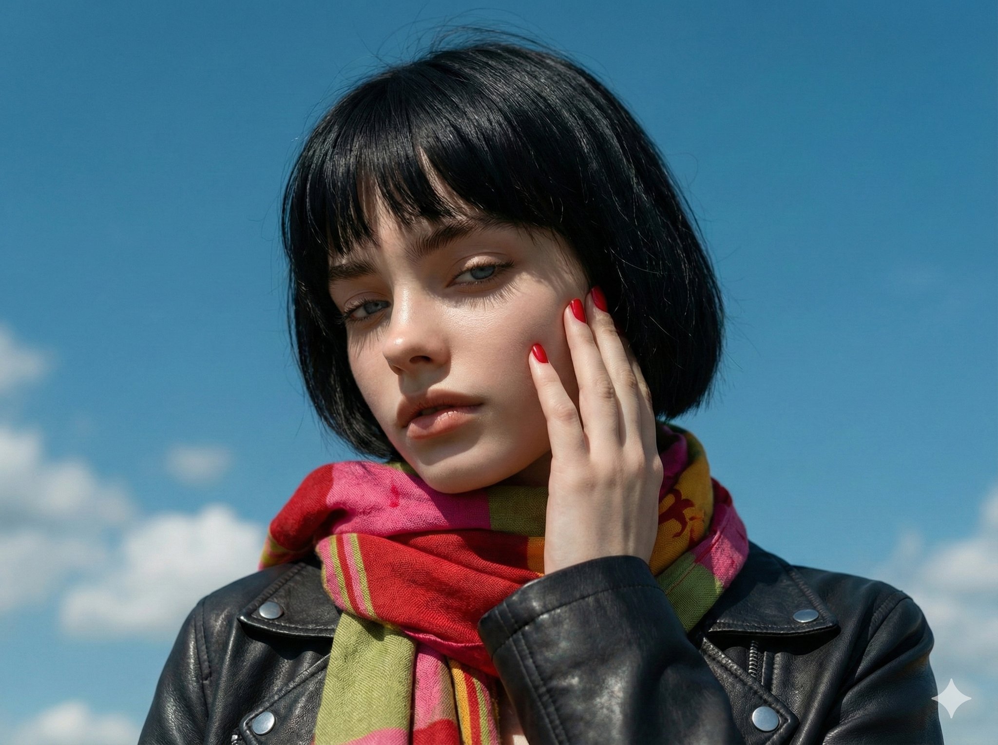 提升图像至4K分辨率，精细皮肤纹理