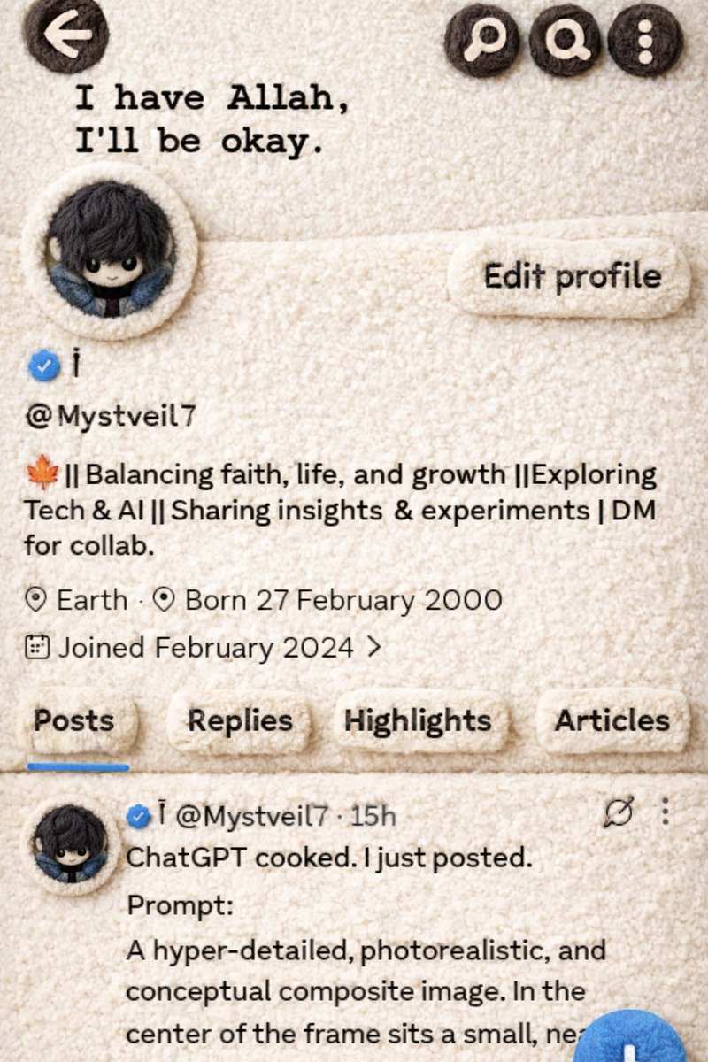 ChatGPT X账号头像3D渲染