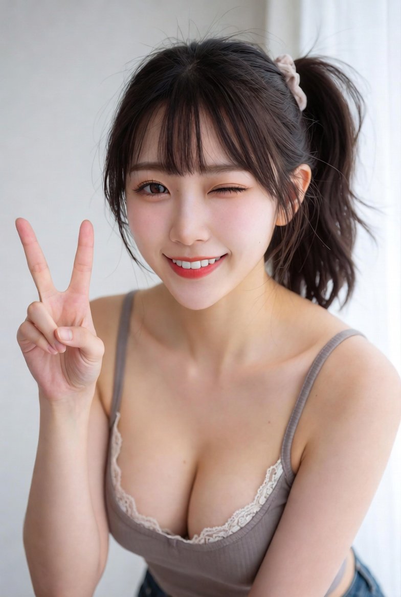 年轻女性的超写实肖像