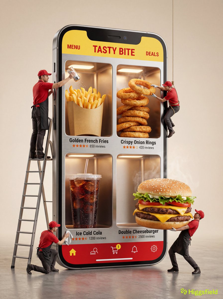 产品页面UI的实体展厅