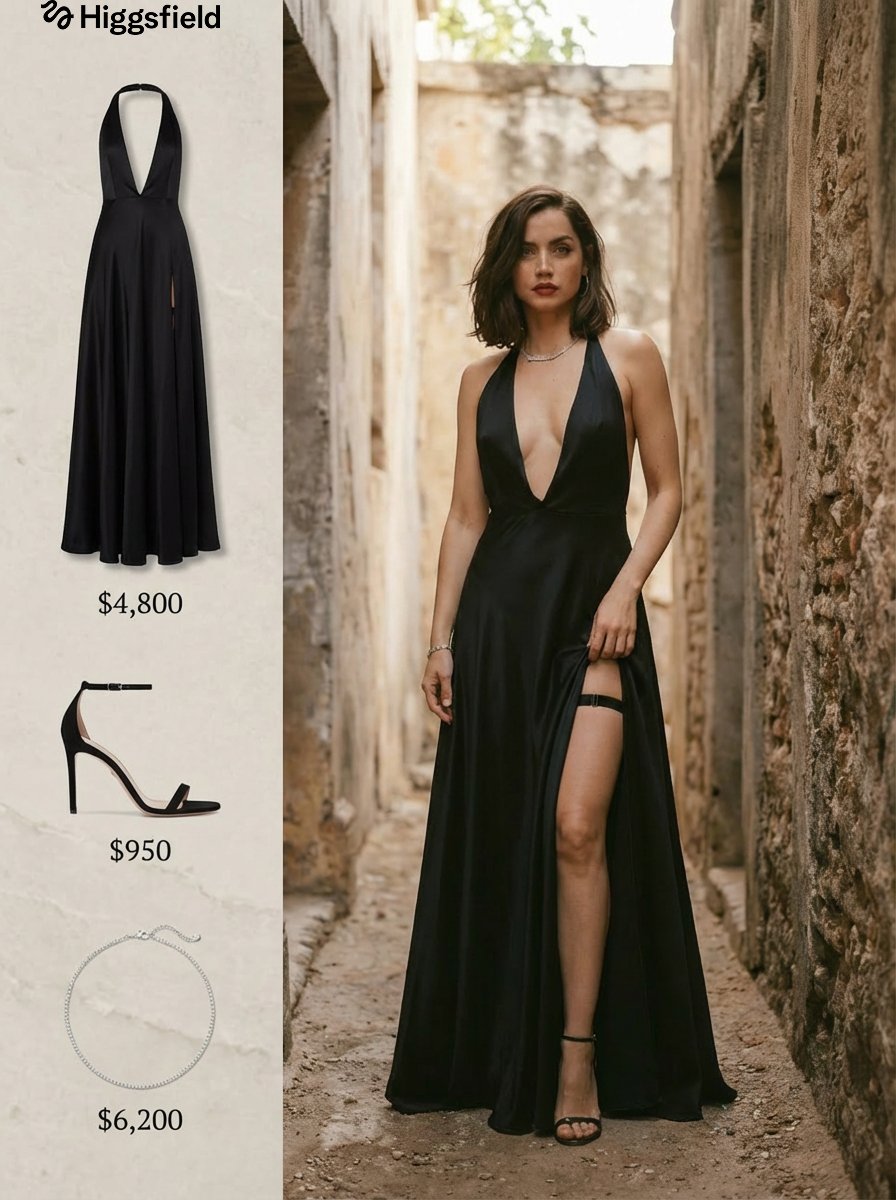 Ana De Armas 在《007：无暇赴死》中的时尚造型