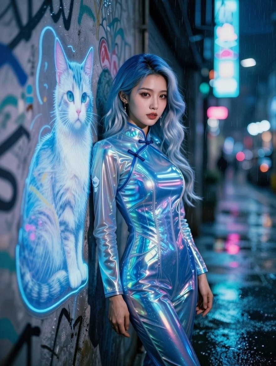 蓝色与白色之恋