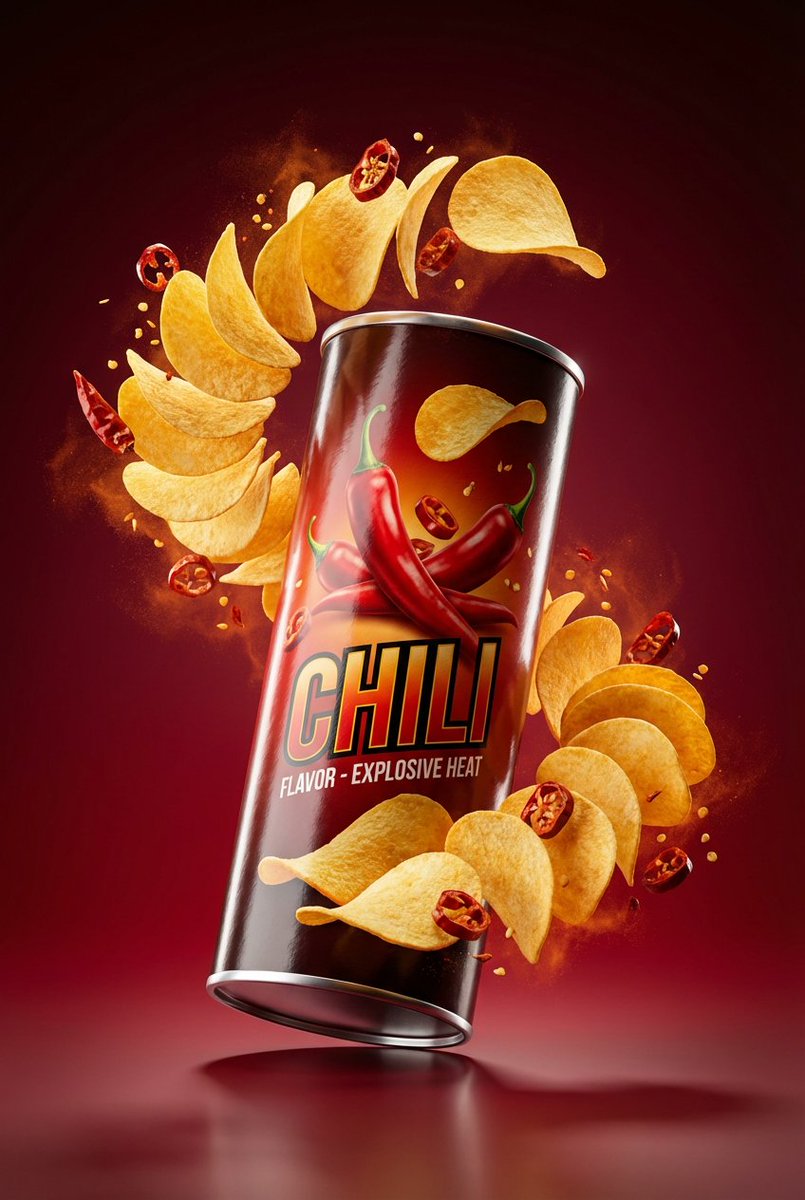 高端薯片广告摄影