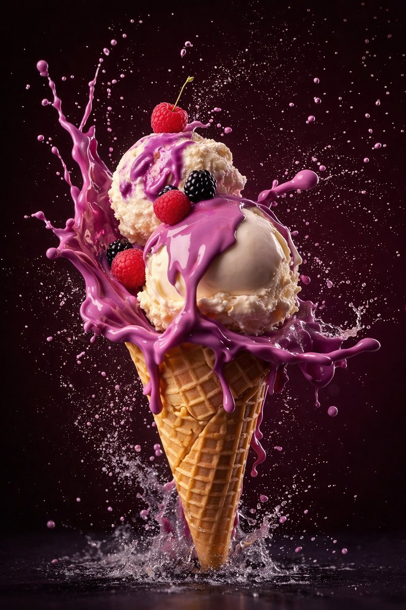 冰点瞬间食品摄影