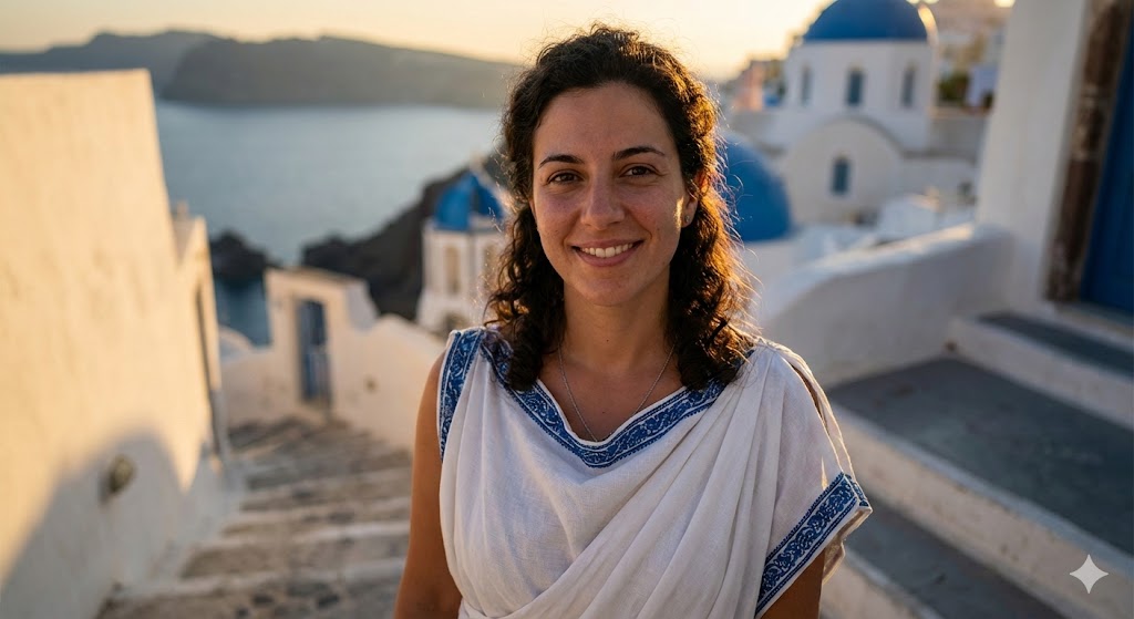 希腊圣托里尼 - 纳诺香蕉专业摄影师作品