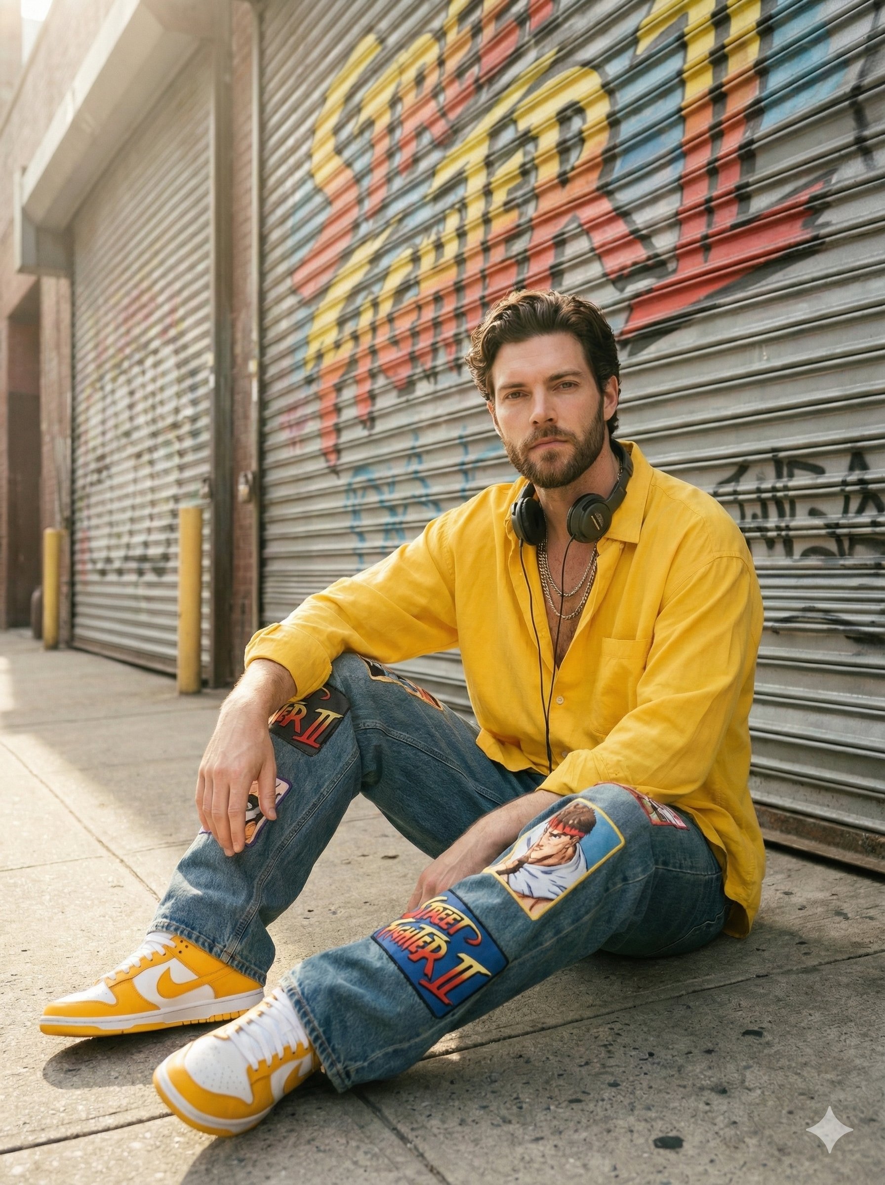 街头复古游戏氛围