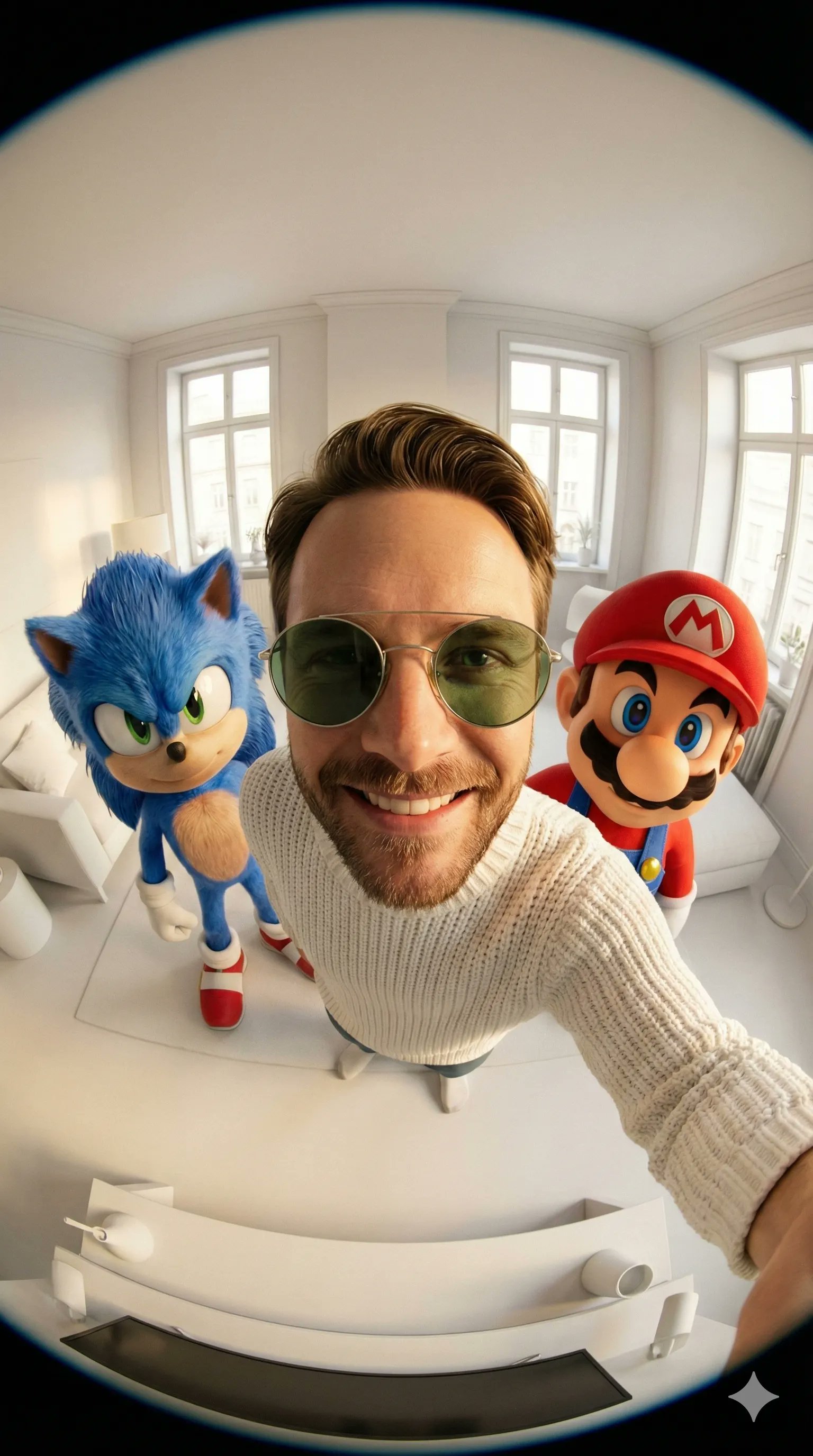 Transform Your Photo into an Ultra-Realistic Selfie with Sonic and Mario