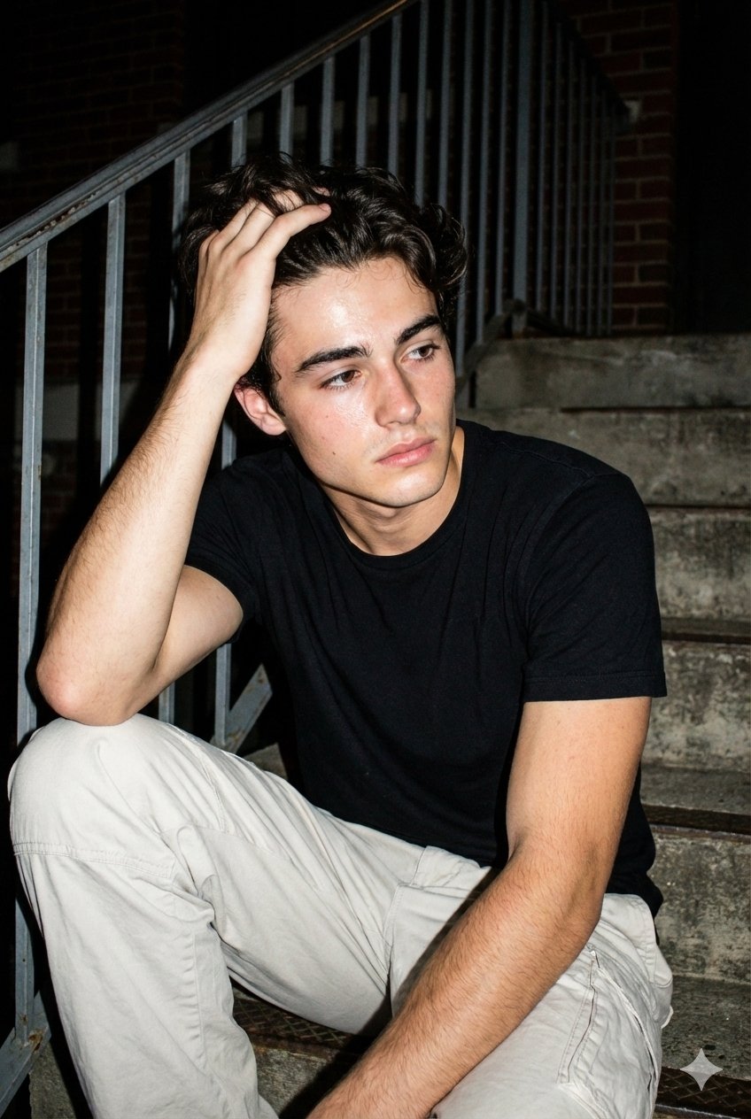 Google Gemini应用上的Nano Banana Pro：夜晚街头摄影