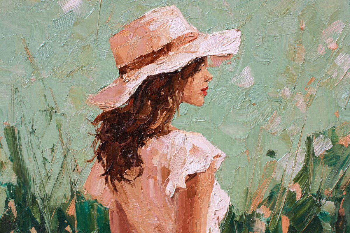 印象派乡村宁静